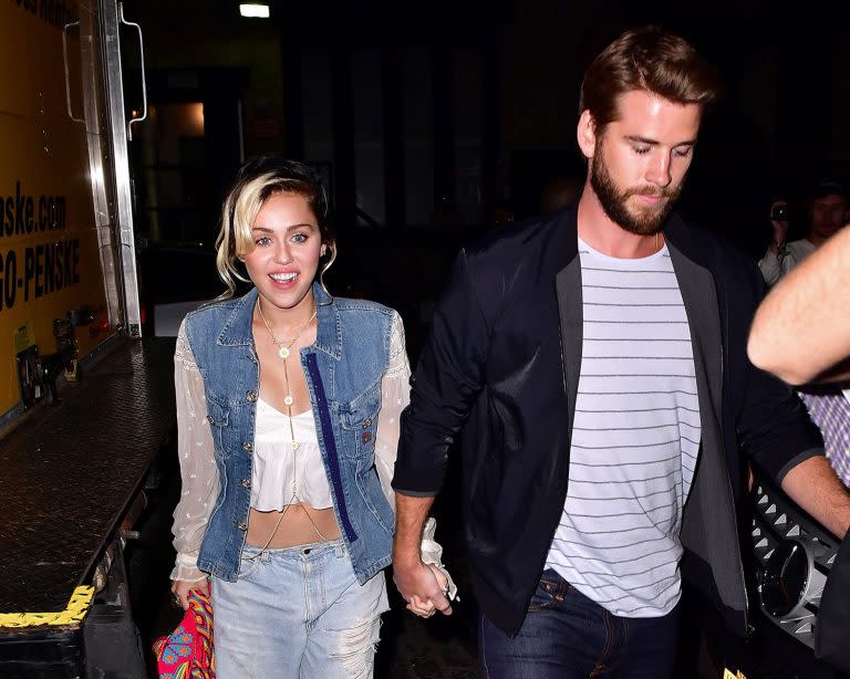 MIley Cyrus Liam malibu