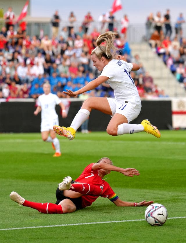 Lauren Hemp Lionesses versus Austria