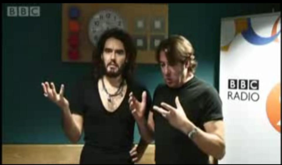 Russell Brand on his BBC Radio 2 show (BBC)