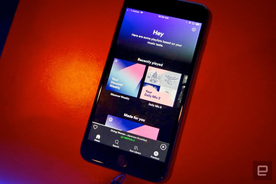 As rumored, Spotify today unveiled a redesigned app that's geared toward users