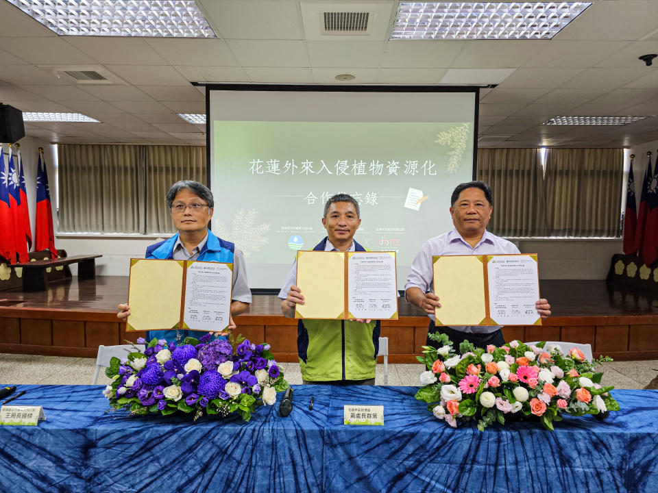 花蓮林管處、河川局與台泥合作 達環境、生態與減碳三贏。（圖／台泥提供）