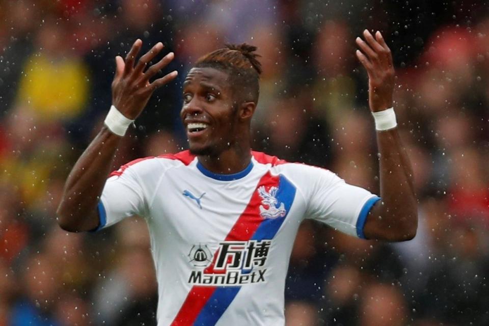 Challenge: Wilfried Zaha: REUTERS