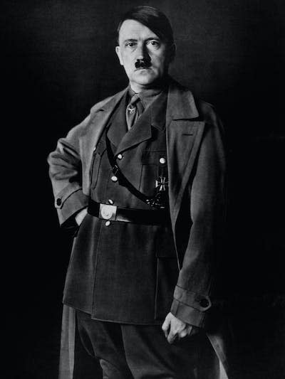 A 1932 portrait of Adolf Hitler. <a href="https://www.gettyimages.com/detail/news-photo/portrait-of-reichskanzler-adolf-hitler-the-fuhrer-of-nazi-news-photo/615312714?adppopup=true" rel="nofollow noopener" target="_blank" data-ylk="slk:Corbis via Getty Images;elm:context_link;itc:0;sec:content-canvas" class="link ">Corbis via Getty Images</a>