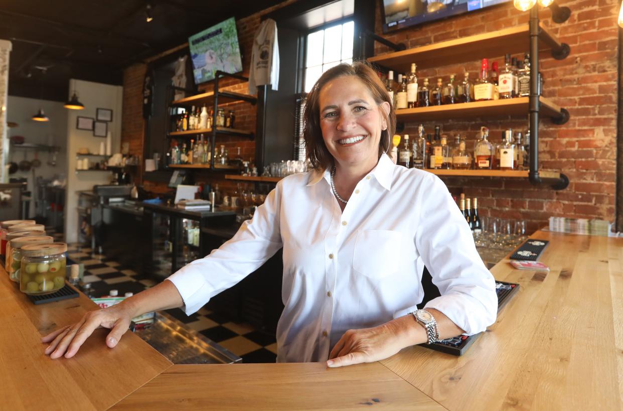 Stacey Drennen owns and operates Huck's Tavern in Roscoe Village.