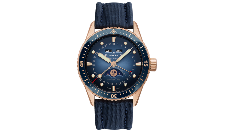 Blancpain Fifty Fathoms Bathyscape Quantième Complet Phases de la Lune - Credit: Blancpain