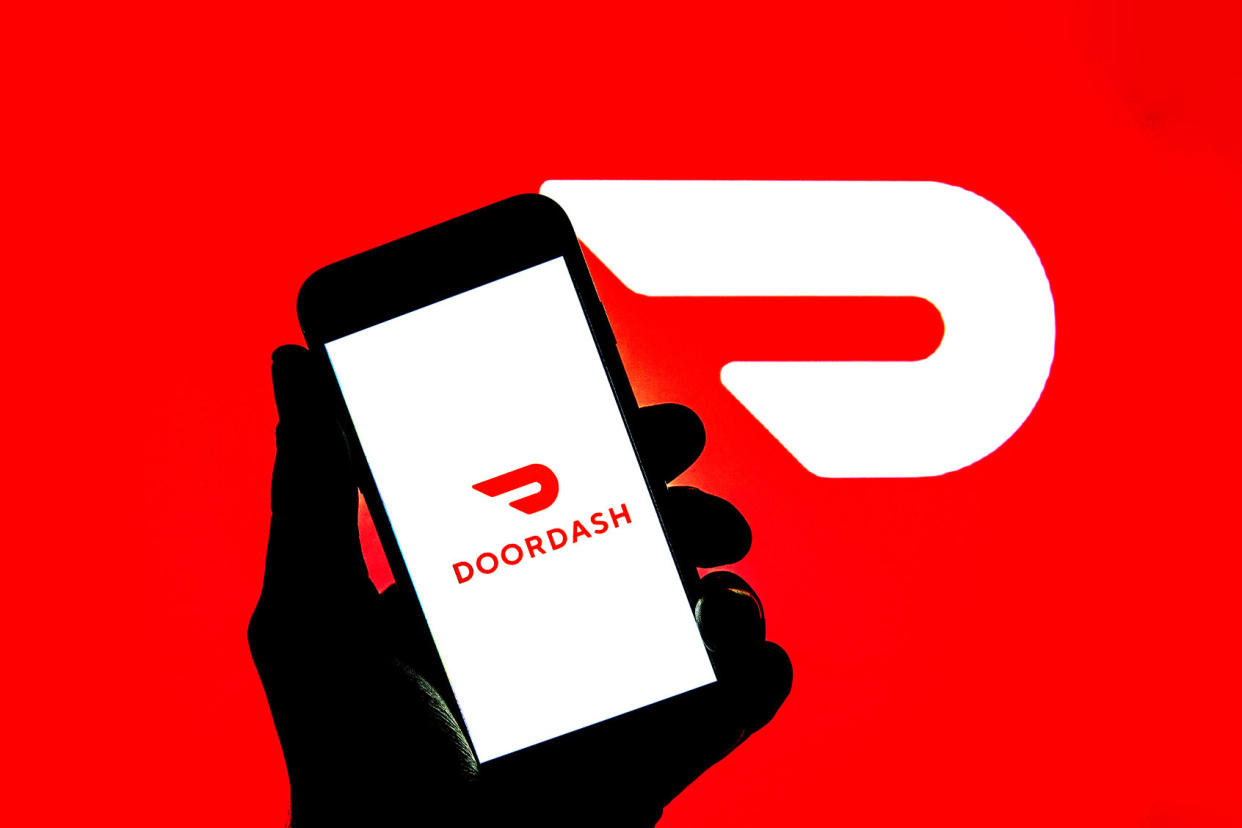 DoorDash logoPhoto Illustration by Thiago Prudencio/SOPA Images/LightRocket via Getty Images