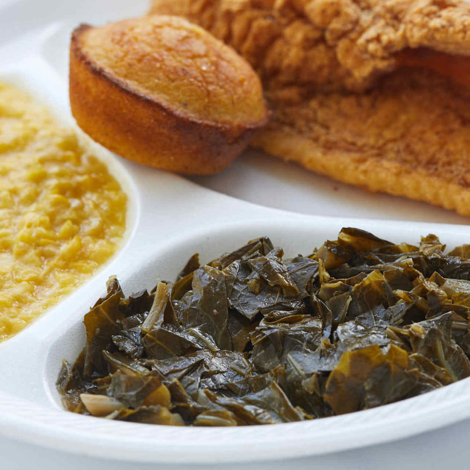 Collard Greens with Ham Bone or Ham Hocks