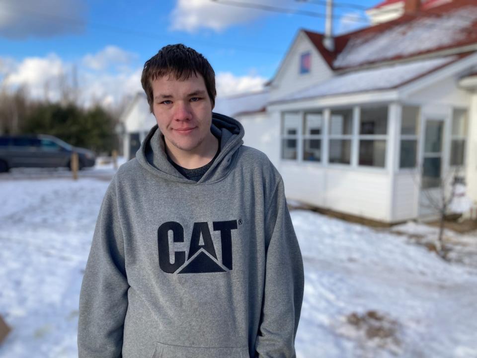 Cole Fullerton came to the farm after living on the streets of Moncton for about five years.