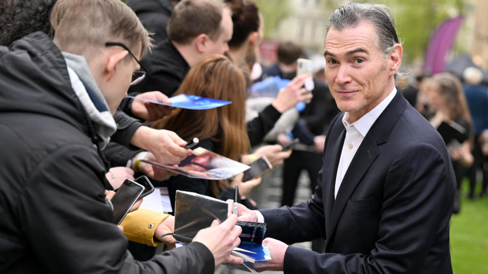 Billy Crudup attends The Olivier Awards 2024 at The Royal Albert Hall on April 14, 2024 in London, England