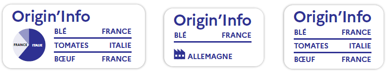 Le logo Origin’Info pourra prendre trois formes différentes. 