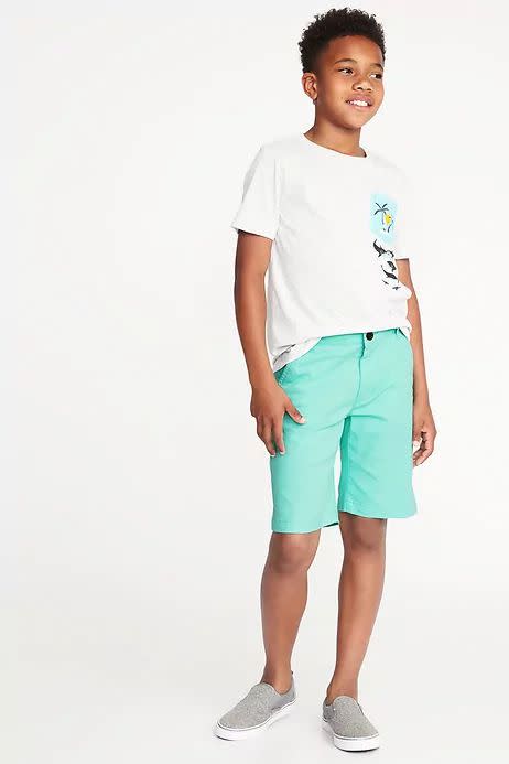 5) Built-In Flex Twill Shorts for Boys