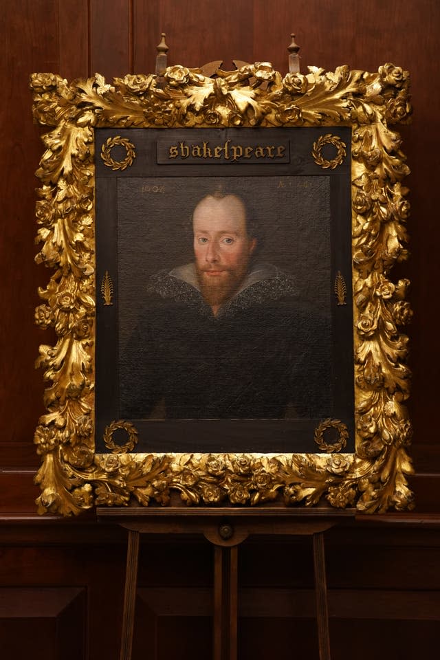 William Shakespeare painting unveiled