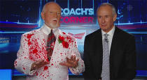 <p>Hockey Night In Canada host Don Cherry is well known for his eccentric style, but the suit he wore on Saturday night was, well, interesting.<br><br>And seeing how Twitter rarely misses an potential meme opportunity, we’ve collected a few of our favourite social reactions to the new infamous blood-splatter suit. </p>