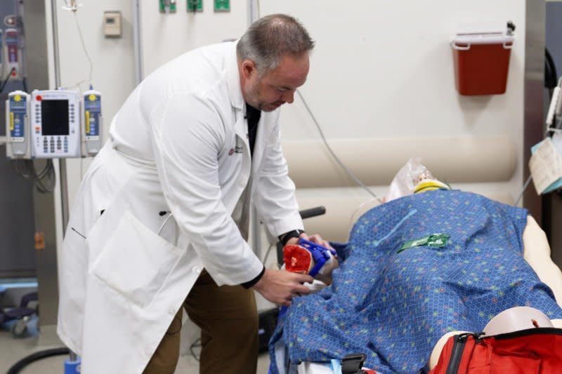 Dr. Nicholas Kman, an emergency medicine physician, helped design the first-aid study at The Ohio State University Wexner Medical Center in Columbus. Photo courtesy of The Ohio State University Wexner Medical Center