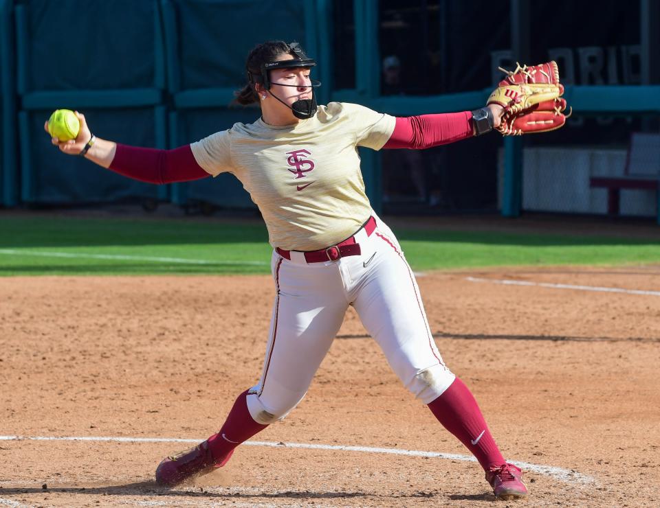 Florida State softball played its annual Garnet & Gold Scrimmage on Saturday, Feb. 3, 2024 at JoAnne Graf Field.