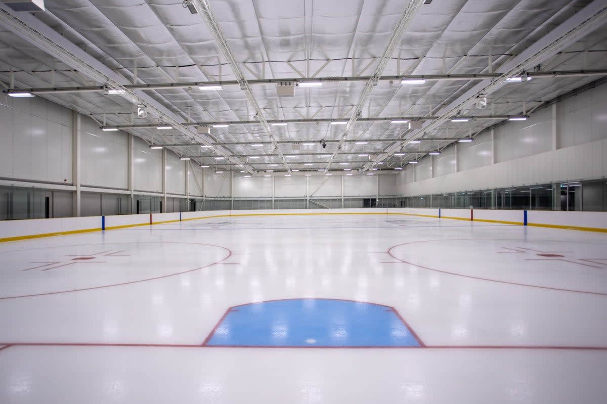 The new Lee Valley Ice Centre in Leyton features two Olympic-sized skating rinks  (Lee Valley Ice Centre)