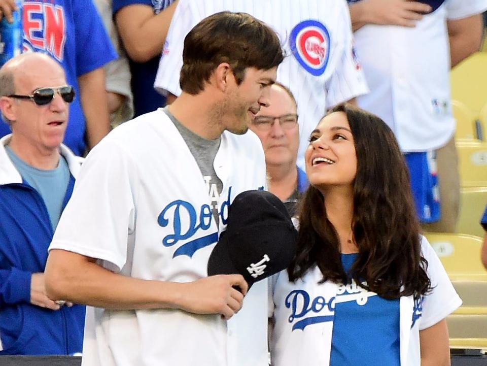 Ashton Kutcher and Mila Kunis.