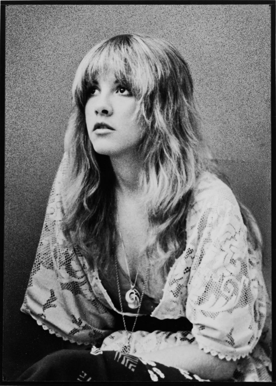 Singer Stevie Nicks in a promotional photo from the 1970s.