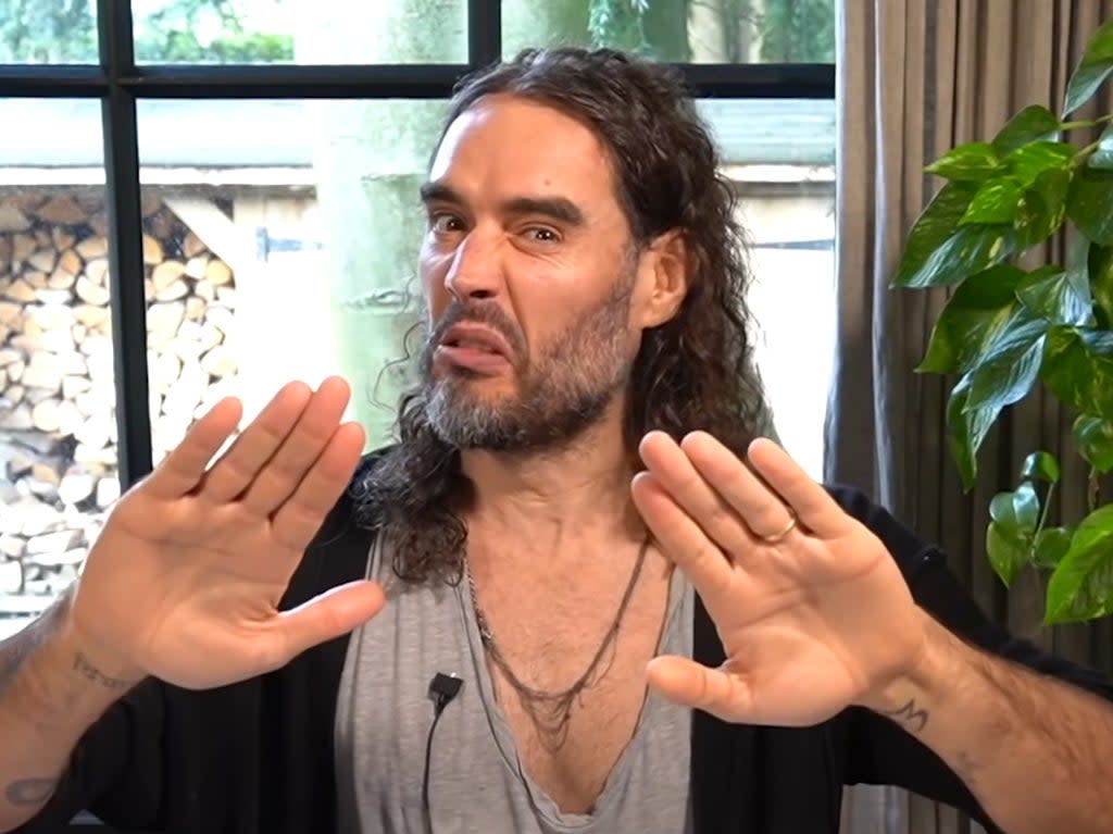 Brand has reinvented himself as an outspoken YouTube personality, amassing over 5 million followers (Russell Brand/YouTube)