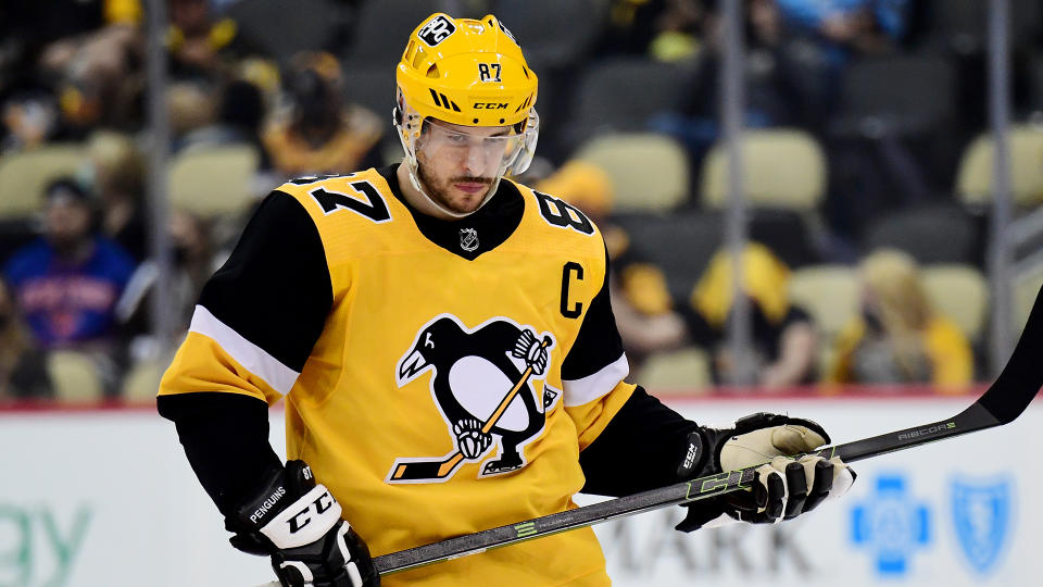 Penguins captain Sidney Crosby has tested positive for COVID-19. (Photo by Emilee Chinn/Getty Images)