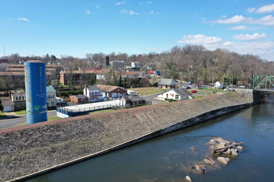 The former Morrisville Water Works on Delmorr Avenue near the Calhoun  Street Bridge is under agreement of sale to the Yardley Restaurant Group. Its principals, Frederick and Nicole Rabena, plan to open a Calhoun's River Deck, a bar/restaurant featuring raw seafood.