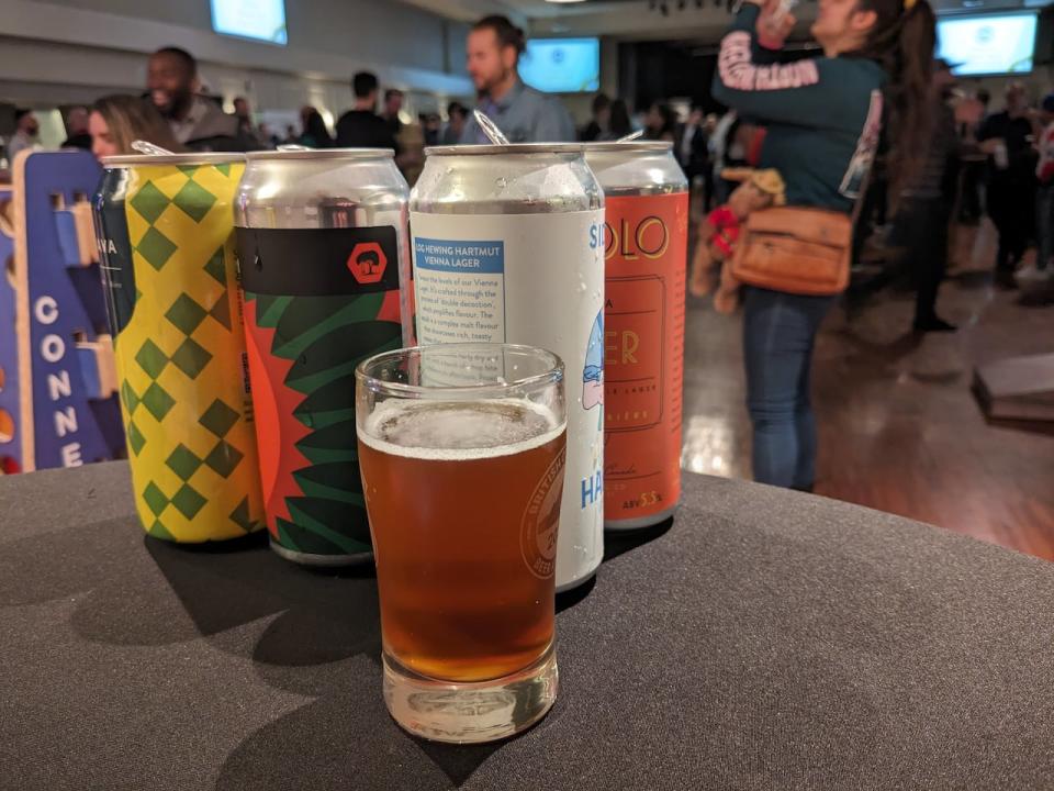 Beer from breweries across the province was available at the B.C. Beer Awards 2023 at the Croatian Cultural Centre in Vancouver on Saturday, Oct. 21, 2023.