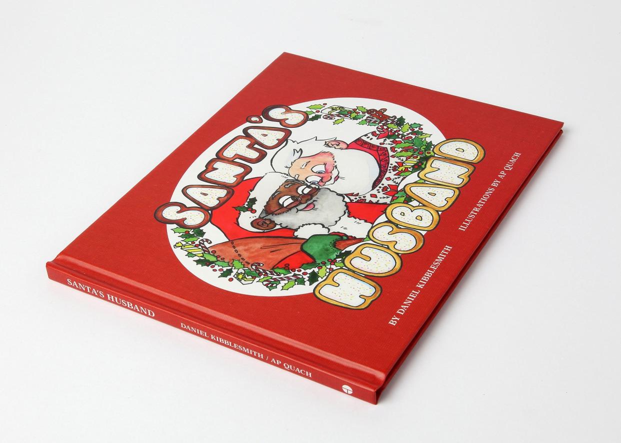 A book depicting the story of a Black Santa and his white husband living happily in the North Pole has sparked controversy in Texas. (Credit: HarperCollins) 