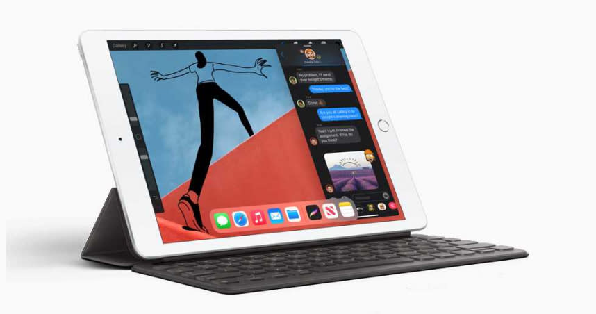 上個月發布的iPad Air 4也是採用A14處理器，在餅有限的情況下iPad Air瓜分了iPhone 12的配給數量。（圖／蘋果）