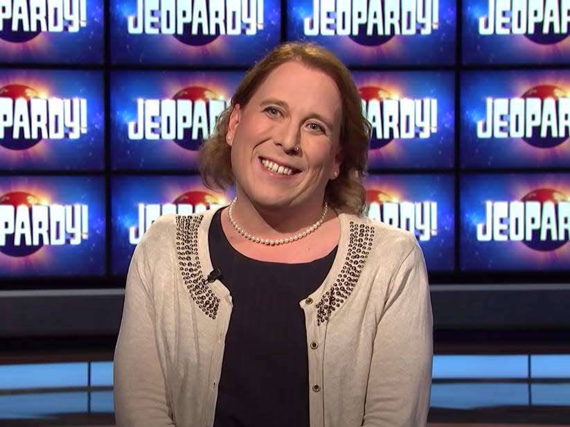 Amy Schneider on "Jeopardy!"