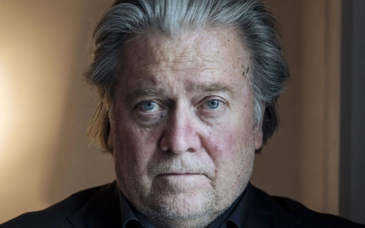 Steve Bannon, US president Donald Trump's former strategist, is in Paris for the European elections - REX