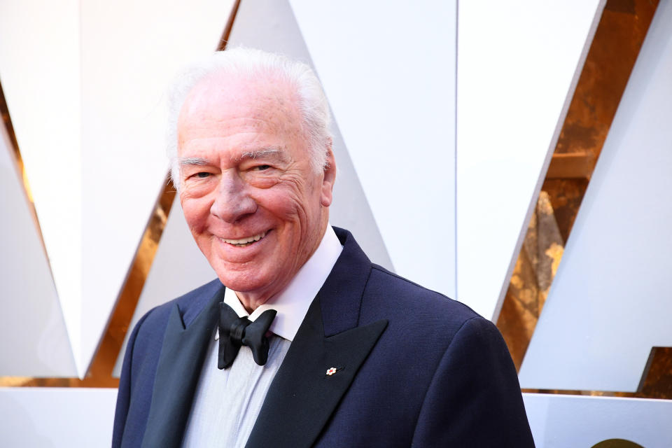 Christopher Plummer at the 2018 Academy Awards. (Photo: Steve Granitz via Getty Images)