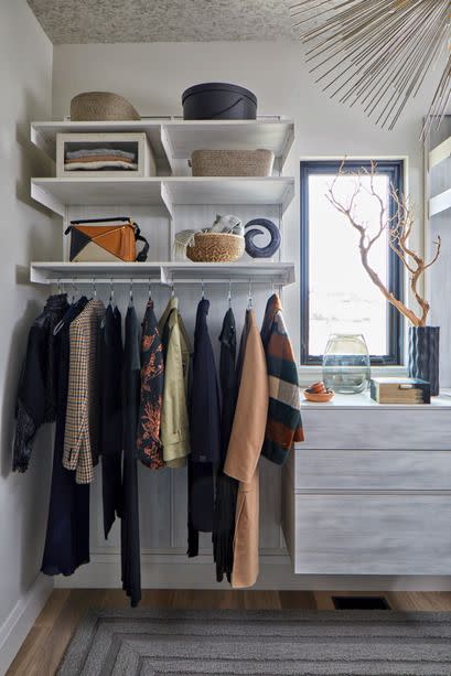 closet house beautiful's 2020 whole home concept house in franktown, colorado writer producer carisha swanson photographer emily minton redfield stylist natalie warady builder nicholas custom homes