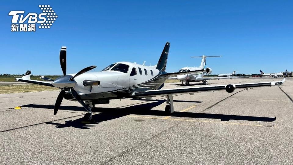 失事的是Daher TBM 900小型飛機。（示意圖／shutterstock 達志影像）