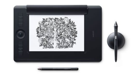 Product shot of the Wacom Intuos Pro Paper, one of the best Wacom tablets