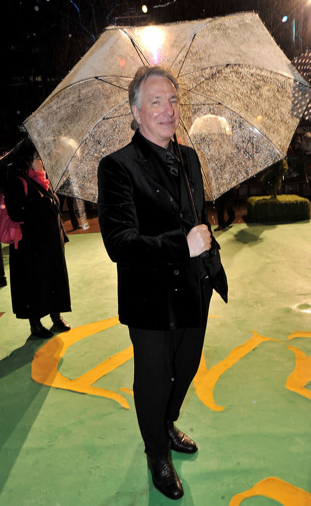 Alice in Wonderland UK Premiere 2010 Alan Rickman