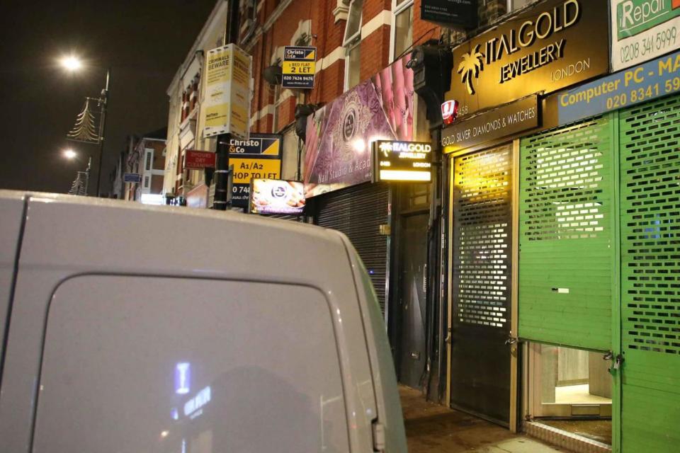 The jewellery shop in Harringay. (Nigel Howard)