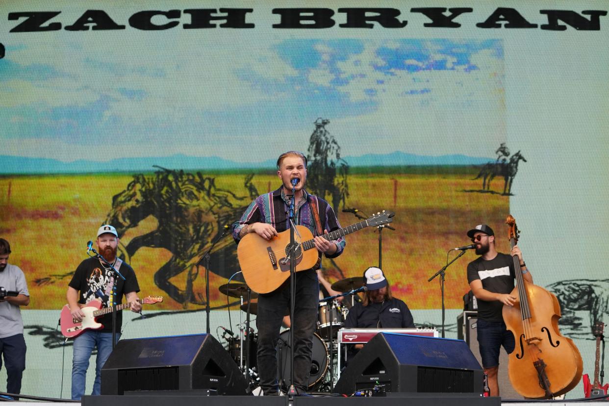 Zach Bryan performs at Austin City Limits Music Festival Friday, Oct. 7, 2022, in Austin.