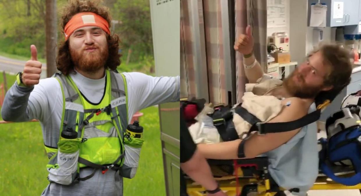 'I Took A Pill in Ibiza' singer Mike Posner was airlifted to hospital in the week after being bitten by a rattlesnake (Mike Posner/Instagram)