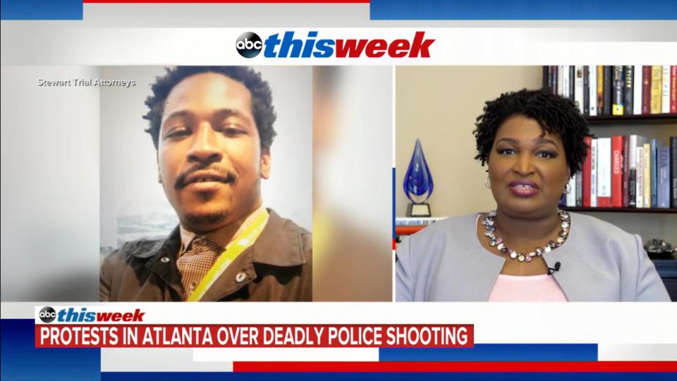 Stacey Abrams on "This Week." (Screenshot: ABC)