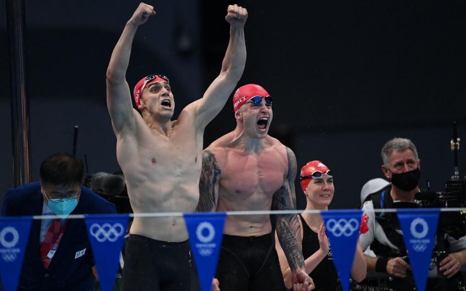 tokyo olympics 2020 live news triathlon golf swimming 2021 - JONATHAN NACKSTRAND /AFP