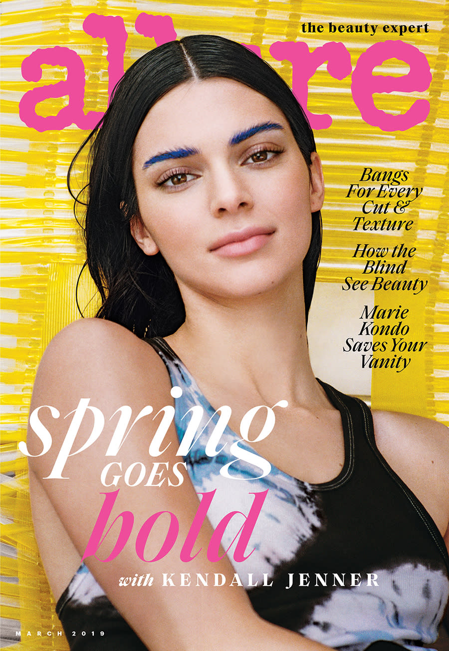 Kendall Jenner shares her beauty secrets in the March 2019 issue of <em>Allure</em>. (Photo: Cass Bird for <em>Allure</em>)
