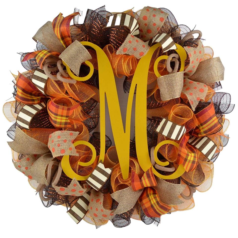 Fall Mesh Wreath