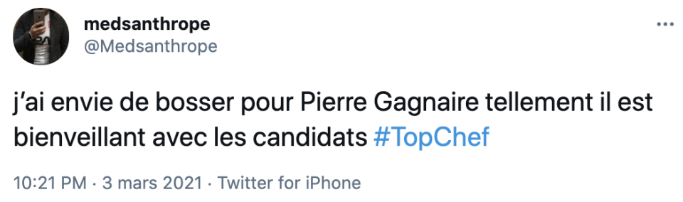 Pierre Gagnaire fait l'unanimité sur Twitter