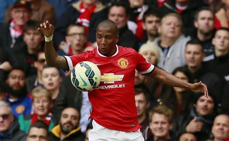 Manchester United v Arsenal - Barclays Premier League - Old Trafford - 17/5/15. Manchester United's Ashley Young in action. Action Images via Reuters / Jason Cairnduff