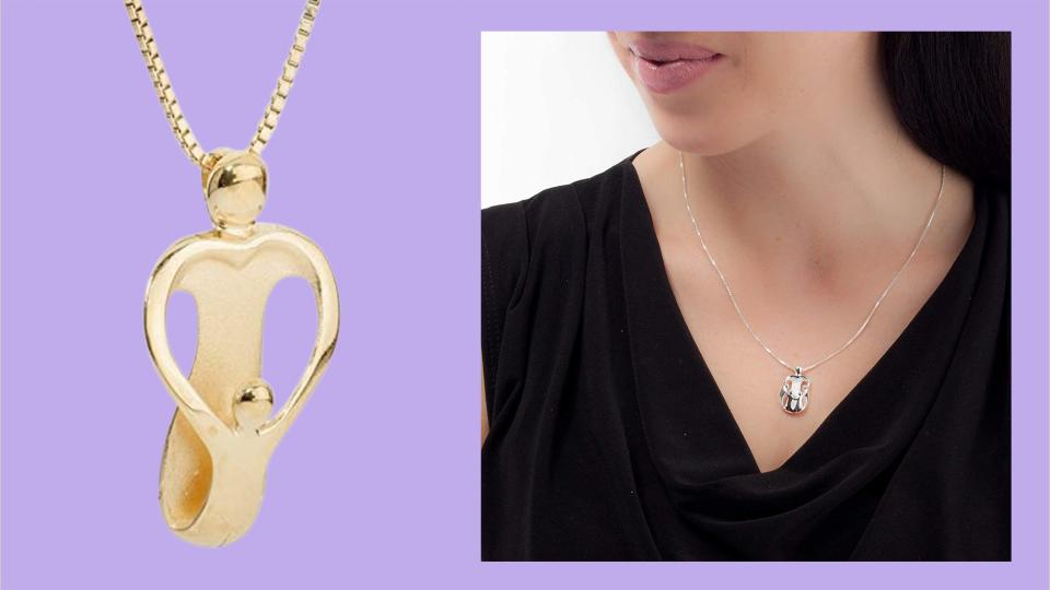 Best jewelry gifts for Mother’s Day: Loving Family heart-shaped pendant