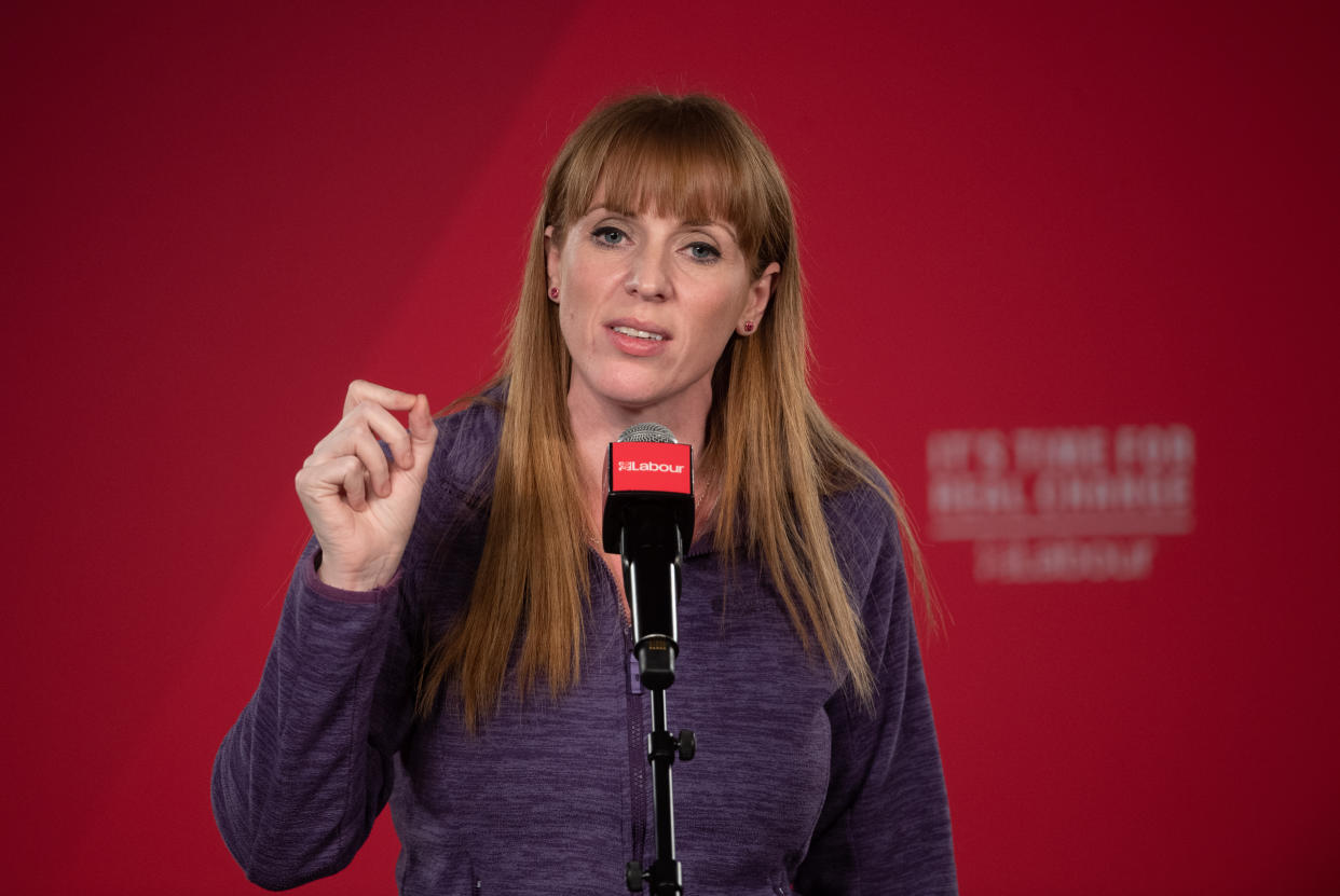 File photo dated 30/11/19 of Angela Rayner, who has won the Labour party deputy leadership race by 52.6% of the vote.