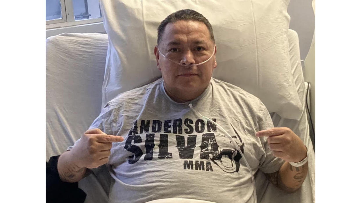 Nico Robledo Jr. will be in Anderson Silva's corner Saturday after surviving a nearly fatal battle with COVID-19. (Photo courtesy of the Robledo family)