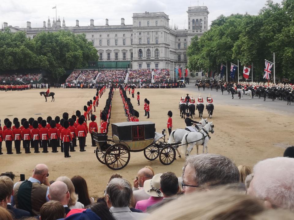 It was hard to tell whether the Queen actually attended.