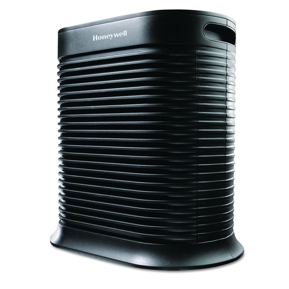 With&nbsp;4 air cleaning levels including Germ, General Clean, Allergen and Turbo, and a 99.97% rate of capturing microscopic allergens, it's no wonder <a href="https://www.amazon.com/Honeywell-True-Allergen-Remover-HPA300/dp/B00BWYO53G/ref=sr_1_23?s=home-garden&amp;ie=UTF8&amp;qid=1518724962&amp;sr=1-23&amp;keywords=air+purifier#customerReviews" target="_blank">this allergen remover</a> has such incredible reviews.<br /><strong>Amazon Reviews:</strong>&nbsp;1,494<br /><strong>Average Rating:</strong>&nbsp;4.3 out of 5 stars<br /><br /><i>"My chronic allergies and sinusitis have required that I use HEPA air filters in every room of my home. Over the past 20 years I have owned many different units, almost all of them were manufactured by Honeywell. While all had the same basic functions and worked quite well, this unit is by far the best and quietest air filter that I have ever owned. Consumer Reports rates this air filter very high and with good reason, because it's the best and most affordable unit on the market to date. The unit is very simple and offers double filtration, the extra thick charcoal filter is first, followed by the extra thick HEPA filter..." - Amazon Reviewer</i>