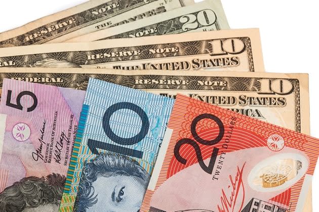 Convert Australian Dollars (AUD) to US Dollars (USD) in Foreign Currency